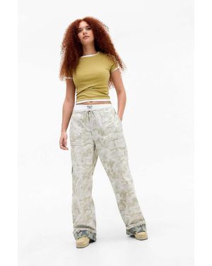 BDG Reversible Camo Pull-on Trousers - White