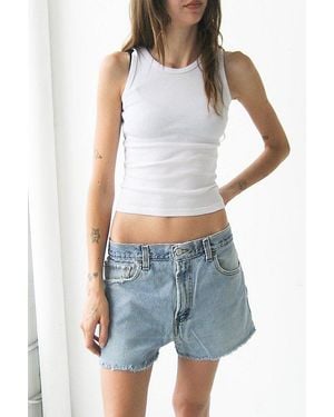 Arc Vintage Levis Cut Off Denim Short - Blue
