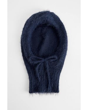 Urban Outfitters Uo Clover Knit Hood - Blue