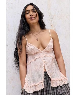 Kimchi Blue Marnie Babydoll Cami - Pink