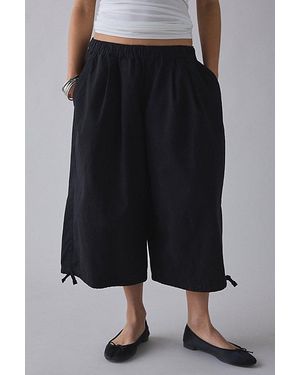 BDG Bobbi Cropped Baggy Pull-On Pants - Black