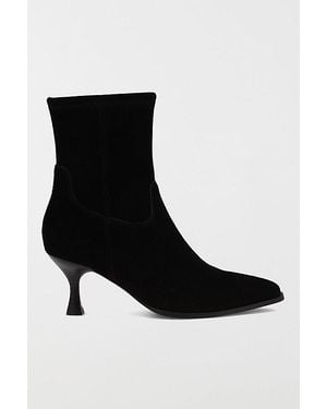 MIA Mia Aletta Suede Kitten Heel Bootie - Black