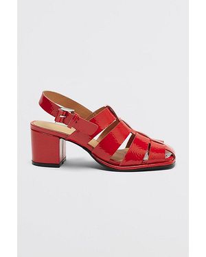 INTENTIONALLY ______ July Fisherman Sandal Heel - Red