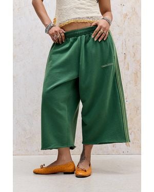 iets frans... Harri Raw Hem Crop Joggers - Green