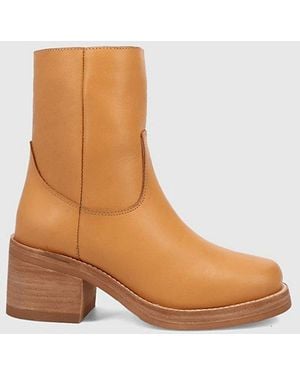 Dingo Roxy Leather Bootie - Brown
