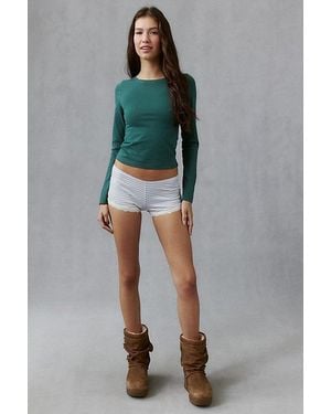 Out From Under Bec Crew Neck Long Sleeve Tee - Green