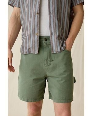 Rhythm Market Cotton Utility Shorts - Green