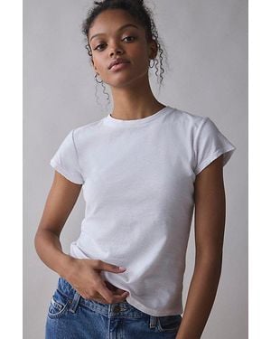 BDG Short Sleeve Solid Spill The Tee - Gray