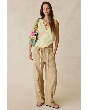BDG One Of The Boys Cotton Twill Pull-On Cargo Pants - Natural