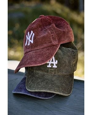 Mitchell & Ness Mlb New York Yankees Corduroy Dad Hat - Red