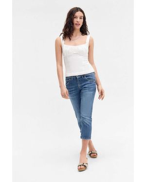 BDG Cleo Capri Jeans - Blue