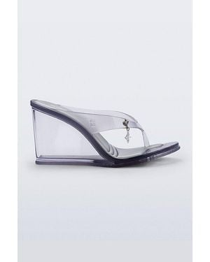 Melissa Nabeela Wedge Sandal - White
