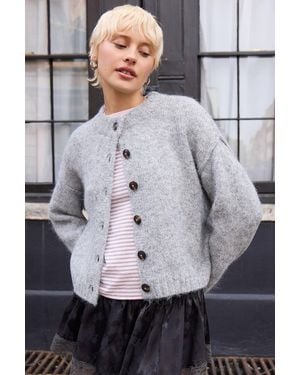 Urban Outfitters Uo Hudson Cardigan - Grey