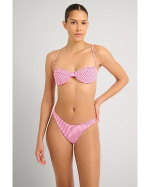 Onia Brigitte Balconette Underwire Bikini Top - Pink