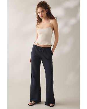 Out From Under Essential Slouch Bootcut Sweatpants - Blue