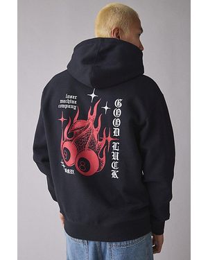 Loser Machine Caniff Graphic Hoodie Sweatshirt - Blue