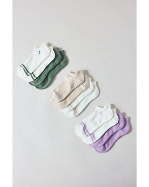 Polo Ralph Lauren Low-Cut Ankle Socks 6-Pack - Metallic