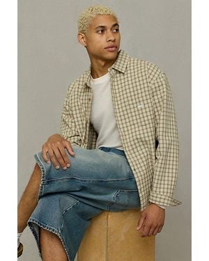 Obey Bigwig Axel Heavyweight Woven Shirt Top - Brown
