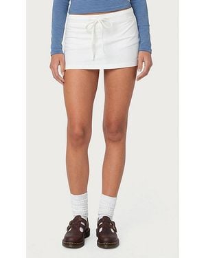 Edikted Bayside Slitted Mini Skort - Blue