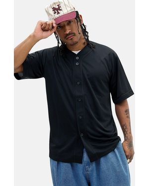 United Athle Black Baseball Jersey - Blue