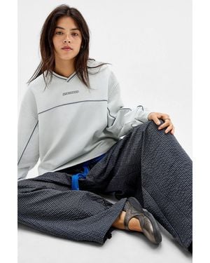 iets frans... Open Hem Sweatshirt - Blue
