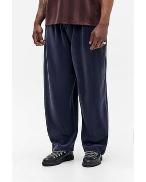 iets frans... Navy Harri Corduroy Jersey Joggers - Blue