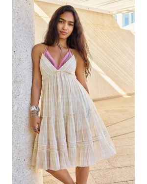 Kimchi Blue Phoebe Midi Dress - Natural