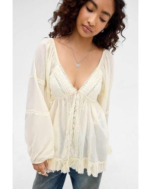 Kimchi Blue Delphine Blouse - White