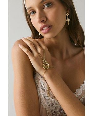 petit moments Lua Hand Chain Bracelet - Brown