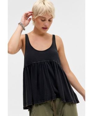 BDG Babydoll Tunic - Black
