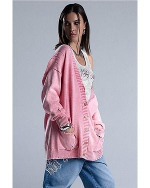 Miss Me Alora Cardigan - Pink