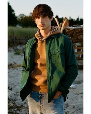 BDG Utility Work Shirt Top - Blue