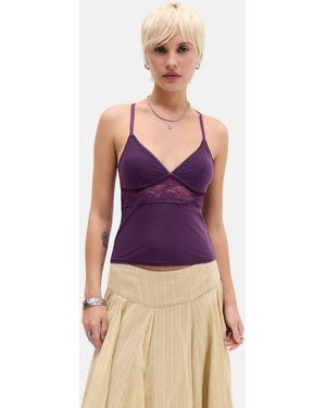 Out From Under Bonita Je T'aime Cami - Purple