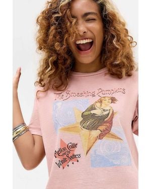 Urban Outfitters Uo The Smashing Pumpkins Relaxed T-shirt - Brown