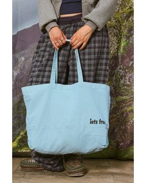 iets frans... Canvas Tote Bag - Blue