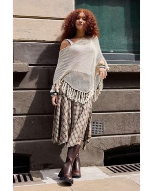 Urban Outfitters Uo Jamie Poncho - Black