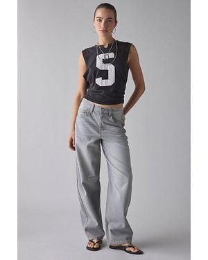 BDG Logan Buckle Baggy Barrel Jean - Grey