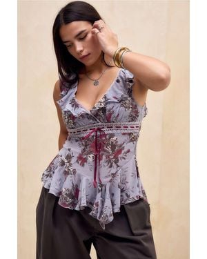 Kimchi Blue Sweet Talk Blouse - Purple