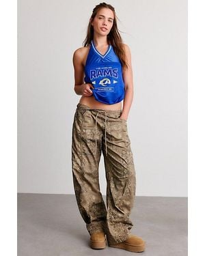 OFF SEASON Nfl Jersey Tie-Back Halter Top - Blue