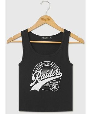 Junk Food Nfl Cropped Tank Top - Black