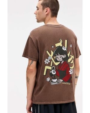 Urban Outfitters Uo Women Tea T-shirt - Brown
