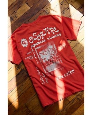 Urban Outfitters Osaka Japanese Whiskey Graphic Tee - Red