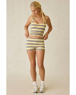 Out From Under Bec Foldover Shorts - Natural