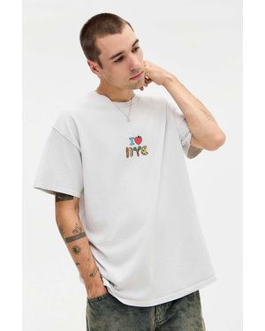 Urban Outfitters Uo Ecru I Love Nyc T-shirt - White