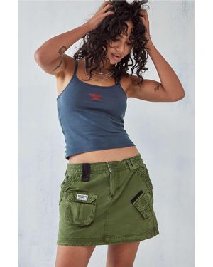 BDG Khaki Y2k Cargo Skirt - Green