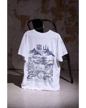 Urban Outfitters Uo White Arashiyama T-shirt