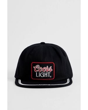 Brixton X Coors Light Snapback Cap - Black