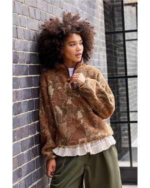 BDG Camo Fleece - Brown