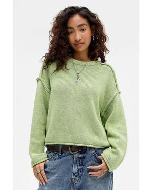 BDG Walton Twist Jumper - Green