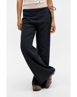 Urban Outfitters Uo Side Tie Skirt Trousers - Blue